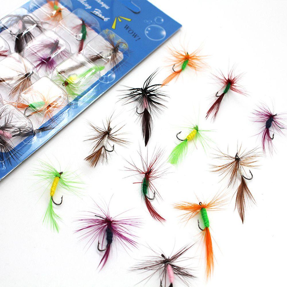 Agustina Serangga Lalat Umpan Pancing Fishing Tackles Bionic Fly Bionic Butterfly Artificial Bait Aksesoris Alat Pancing Memancing Umpan Pancing Jig Wobbler Lures Fly Hooks Tool