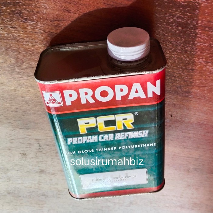 thinner pu medium dry 02 propan 1 LITER 1L 1 LT THINER POLYURETHANE