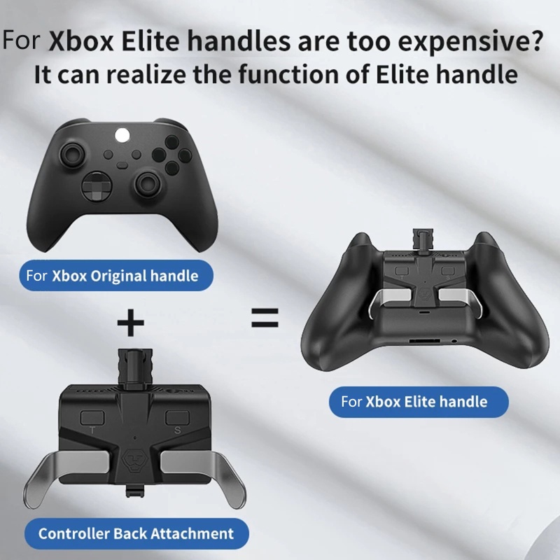 Btsg Untuk XB ONE/Series S X Controller Handle Back Button Attachment