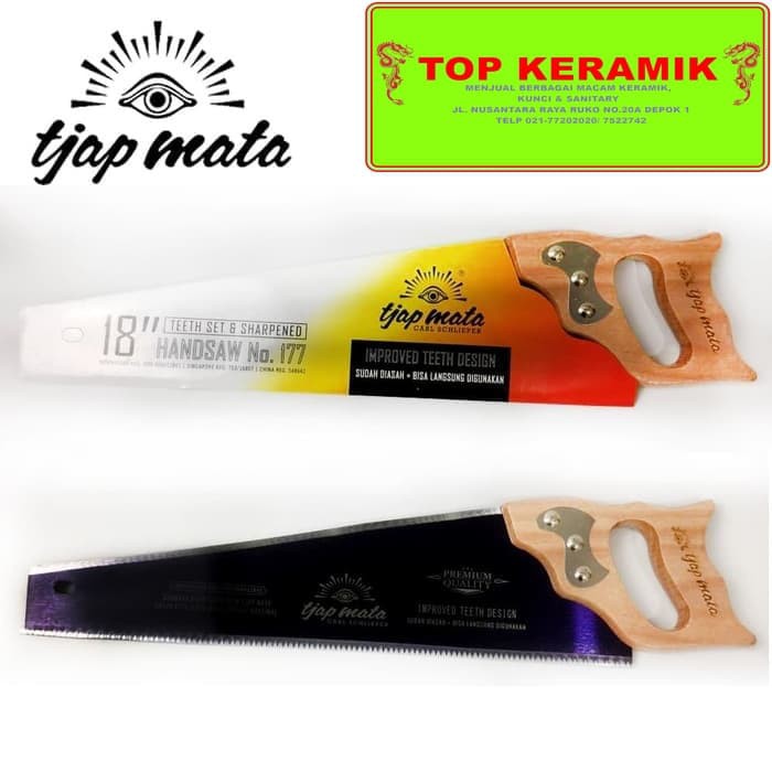 Gergaji Kayu 18" Tjap Mata