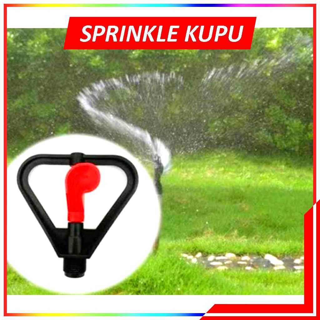 Sprinkle Butterfly Kupu Kupu 1/2&quot; Impact Rotary Nozzle Taman Kebun / Sprinkle Kupu Kupu Semprotan Air Mancur Taman