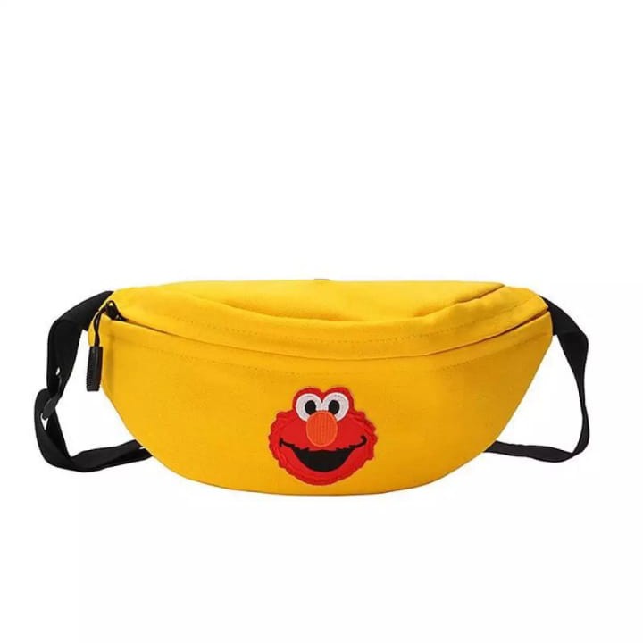 Should Bag - Tas Waistbag Wanita &amp; Pria Terbaru 2021 Kekenian Motif Carakter Fashion Cartoon Elmo Korean Style Murah