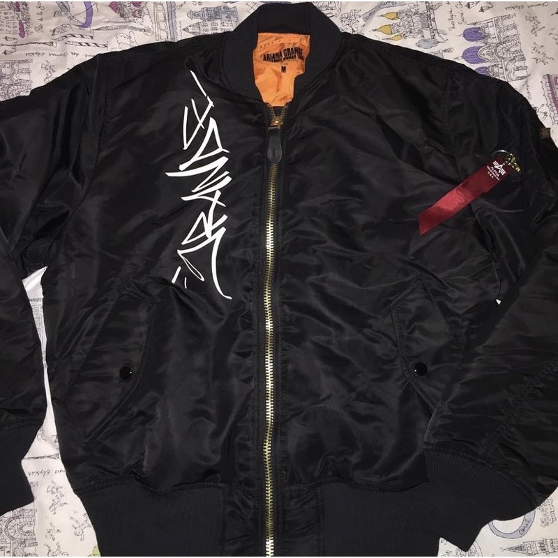 Official Merch Bomber Jacket Ariana Grande x Alpha Industries