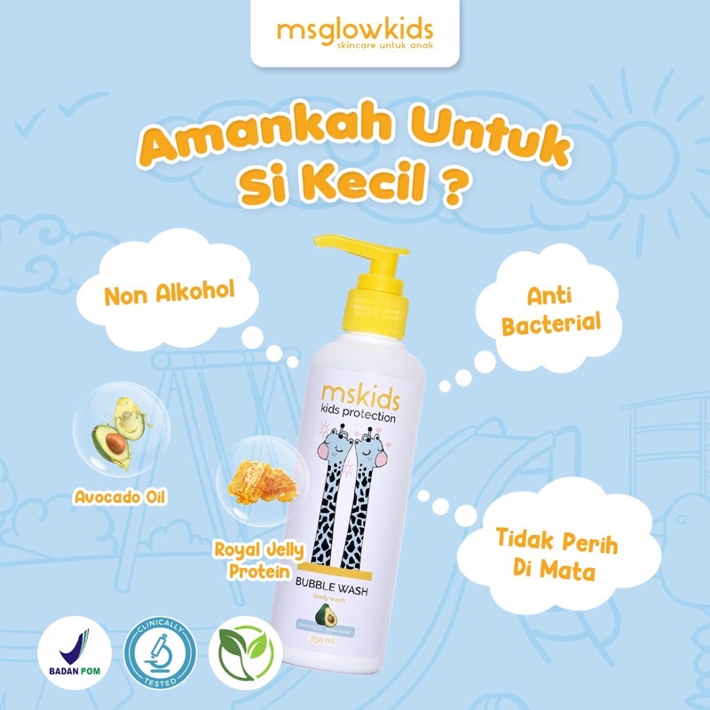 SABUN MANDI ANAK MSKIDS MSGLOW TERMURAH