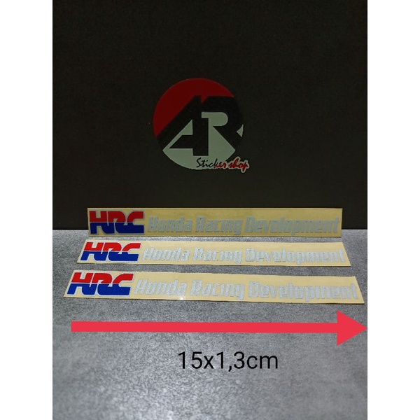 

Sticker HRC development Racing cutting