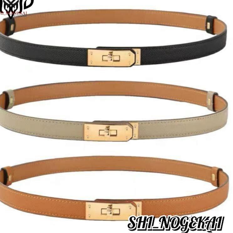 Terbaik IKAT PINGGANG IMPORT KELLY BELT WANITA KULIT L060