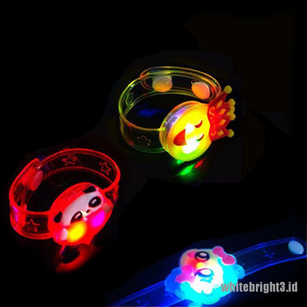 (white3) Jam Tangan Digital Dengan Senter LED Untuk Anak-Anak