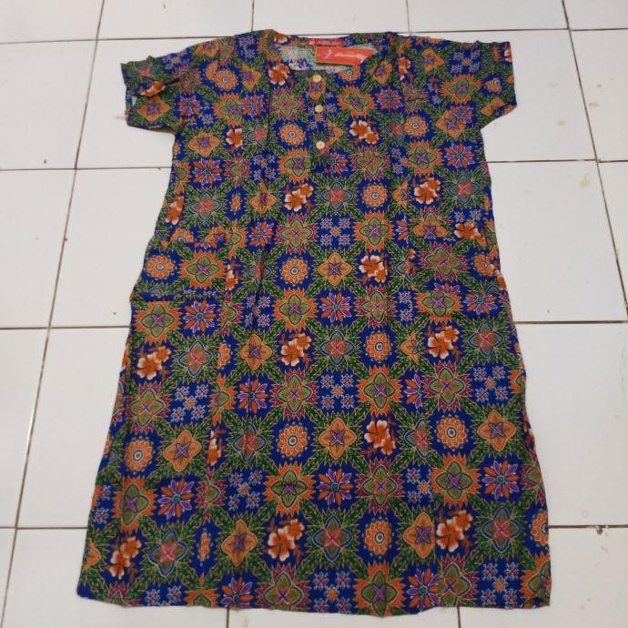 Best Seller # Daster Batik Pendek Kencana Ungu