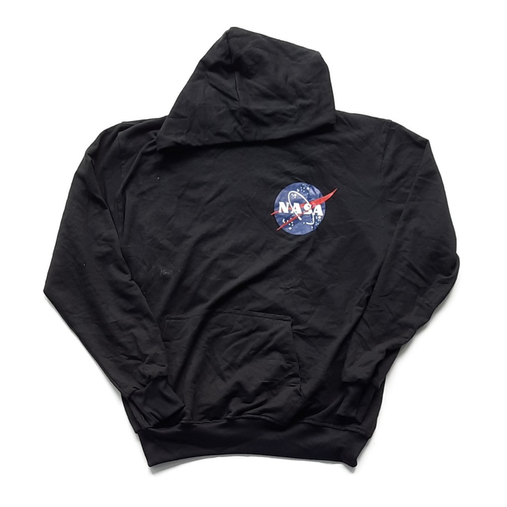 H&amp;M Hoodie NASA World Black / Hoodie HnM Original Pria Wanita