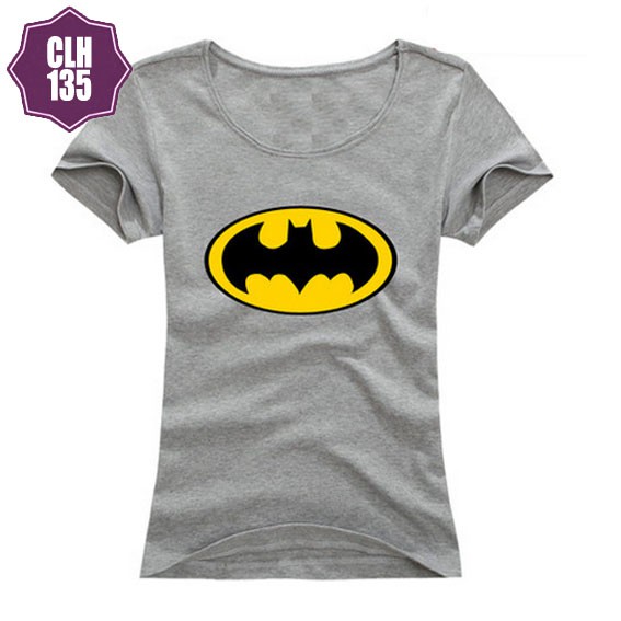CLH-135 Grey || Pakaian Atasan Wanita | Kaos Wanita | Kaos Batman