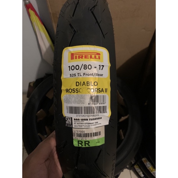 pirelli diablo rosso corsa II 100 80 17