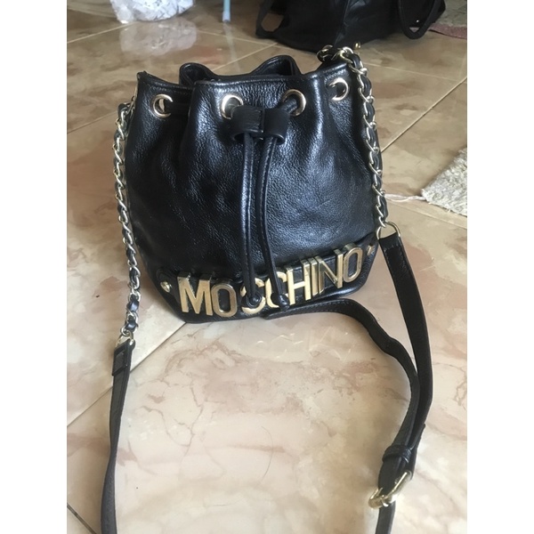 ala moschino kulit asli preloved bag