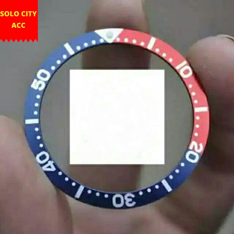 BEZEL RING JAM TANGAN SEIKO DIVER LIMITED EDITION PEPSI BLUE RED