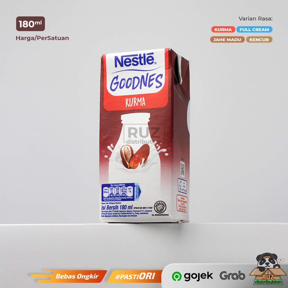 

Nestle GOODNES Susu UHT 180ml Satuan