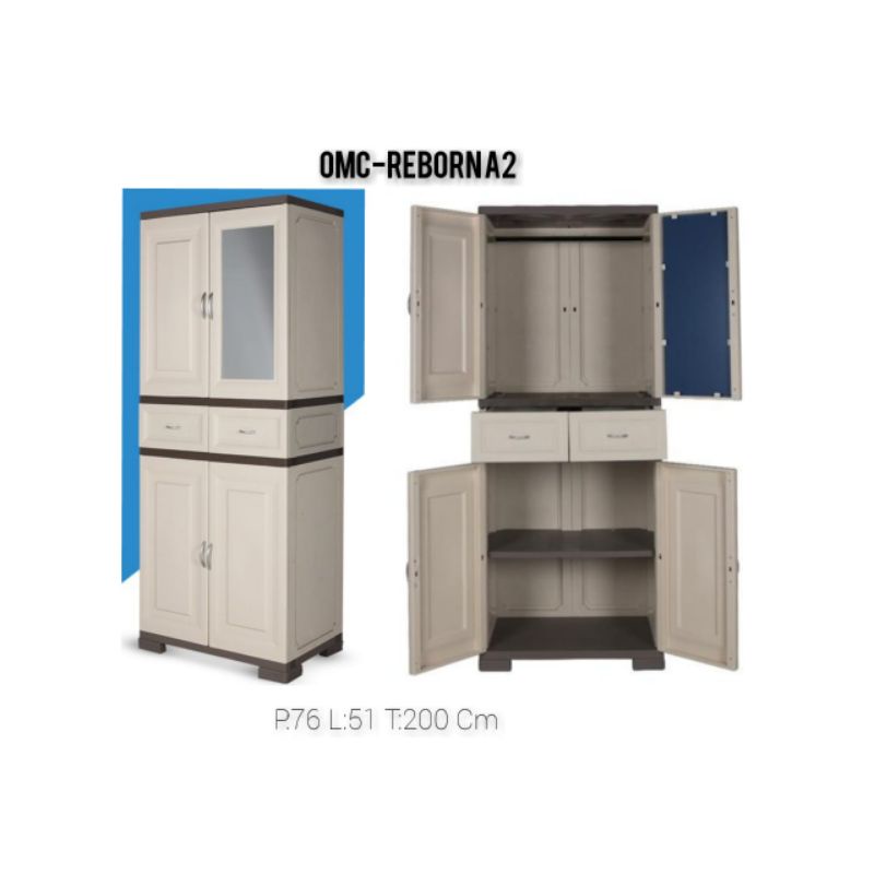 LEMARI PAKAIAN OMC REBORN OLYMPLAST