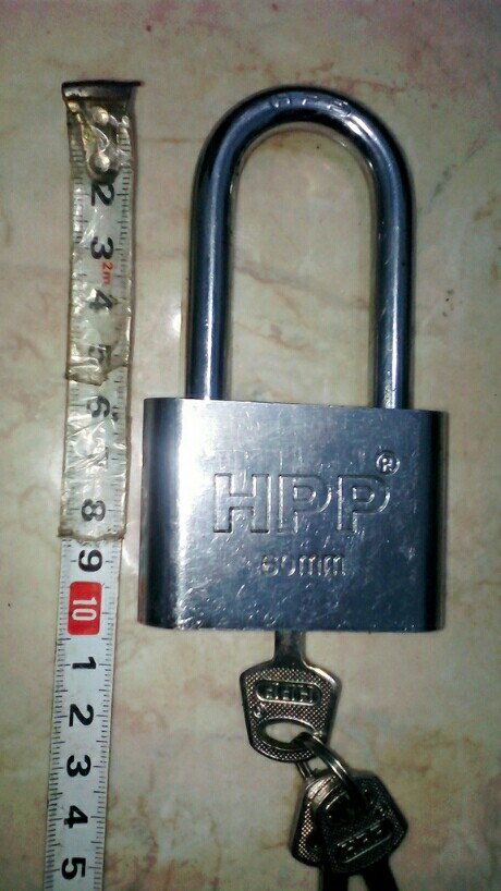 Gembok Putih 60 Mm Leher Panjang Hpp Murah