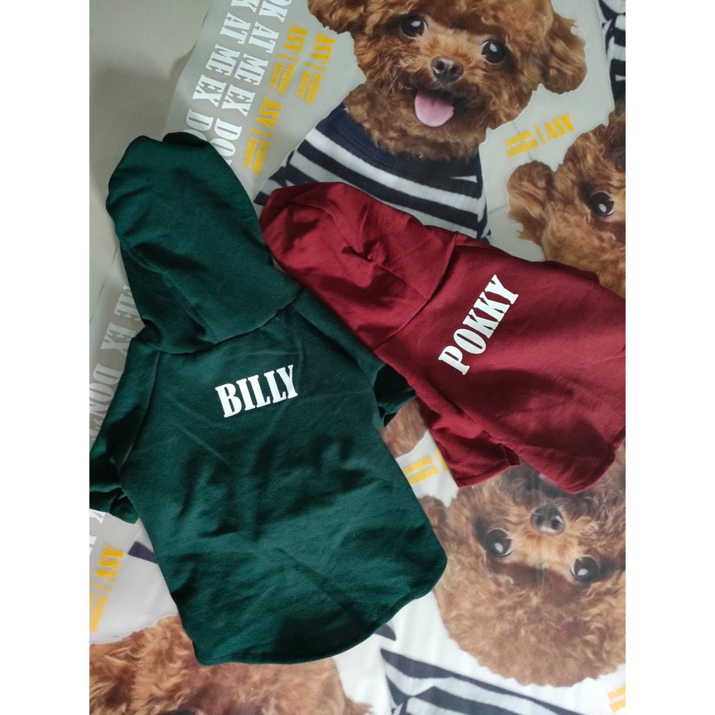 Baju kucing Hoodie Kucing dan Hoodie Anjing baby terry