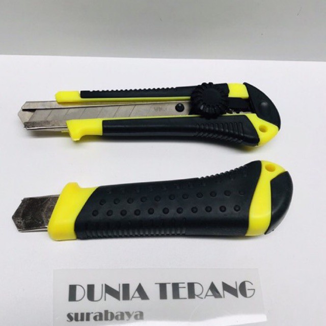 Pisau Cutter VICO Besar - Putar Ujung Plat Extra Isi Utility Cutter