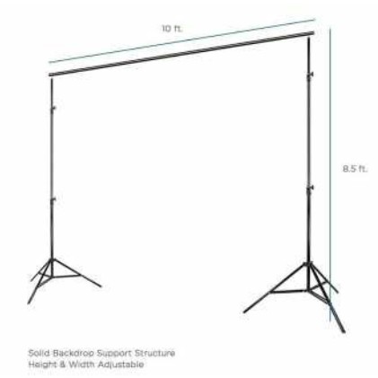 (BISA COD) TaffSTUDIO Bracket Stand 3M untuk Backdrop Foto Studio