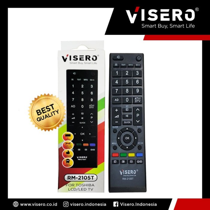 Remot / Remote Multi TV LCD / LED Toshiba Visero (RM-2105T)