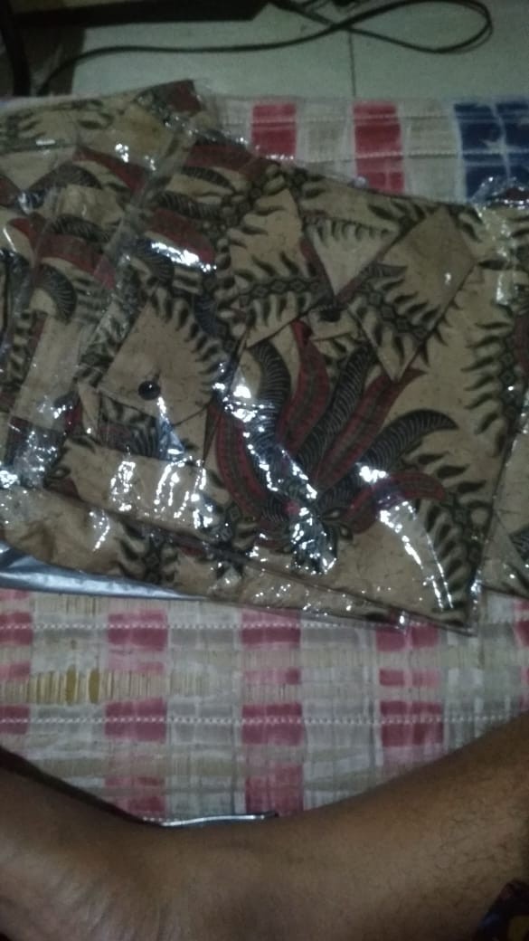 Kemeja Batik Pria Ppbtk07 Modern Lengan Panjang Casual Modis Trendy Masa Kini M L Xl Kemeja