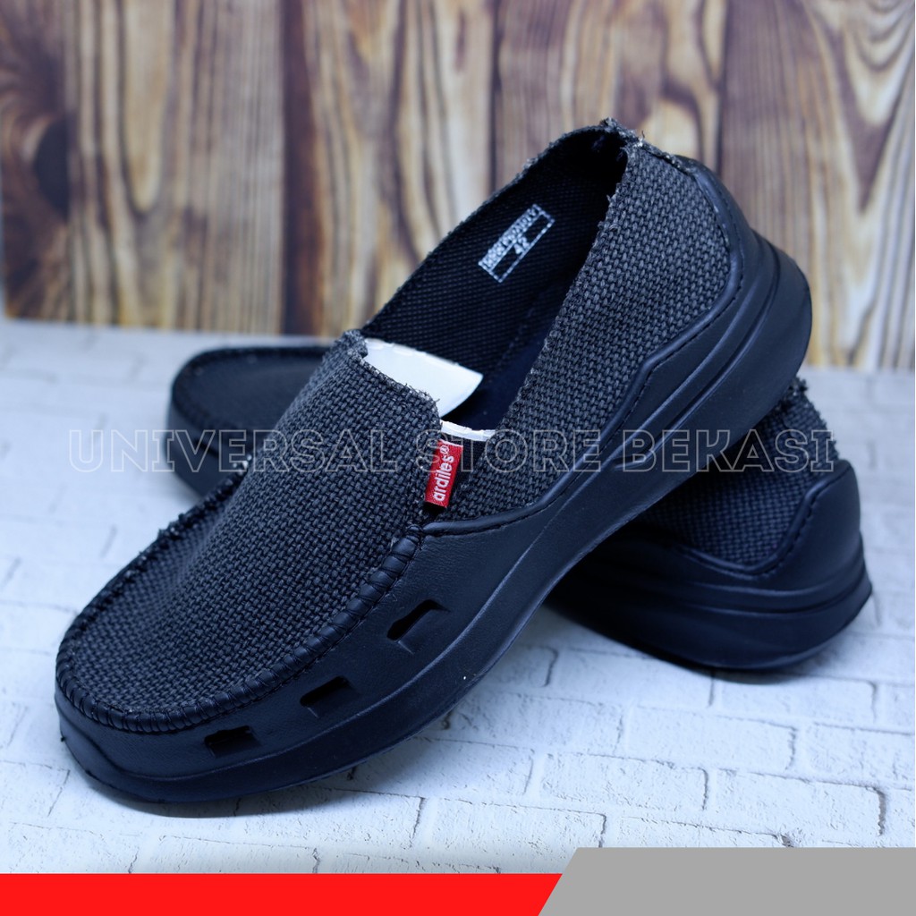 Sepatu slip on Ardiles Piranty Sepatu Pria Sepatu lelaki Slip on Kanvas Phylon