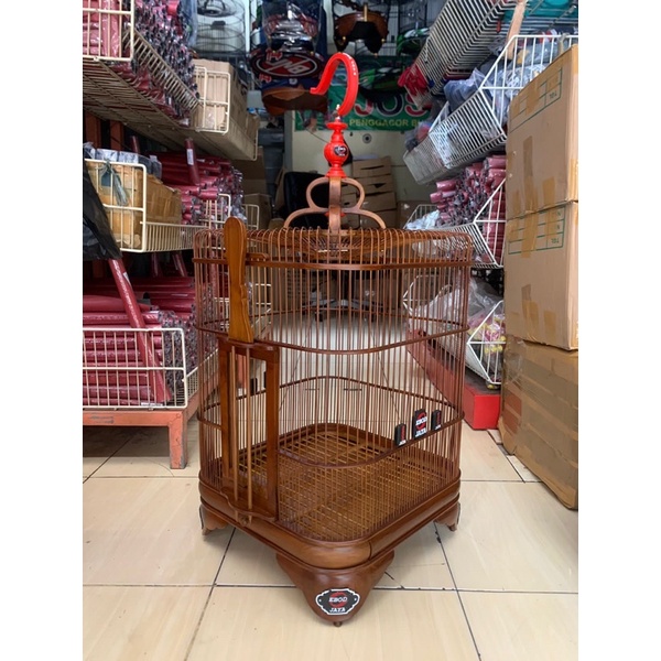 SANGKAR KANDANG ANIS WAMBI EBOD JAYA JATI D40cm