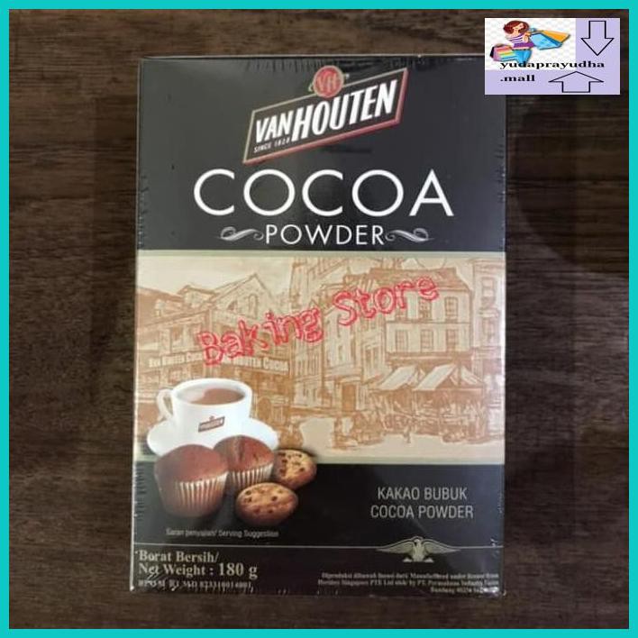 

54Etr7U- Cokelat Bubuk (Cocoa Chocolate Powder) Van Houten 180Gr 9Uhhjt7-