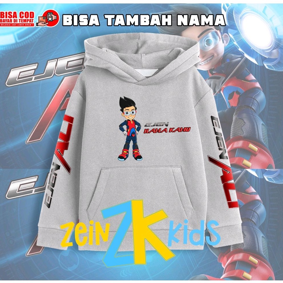 Jaket Hoodie EJEN ALI Anak / Sweater Anak EJEN ALI BISA TAMBAH NAMA