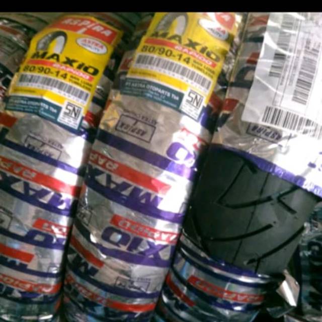 Ban Aspira Rapido Tubeless belakang Uk. 80/90-14 untuk Yamaha matic Mio series-Xeon series