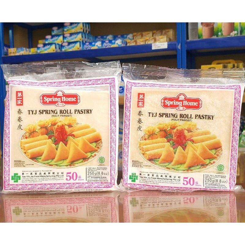 

50lembar Kulit Pangsit Asli Lembut Pulen/Kulit Dimsum - SPRING HOME