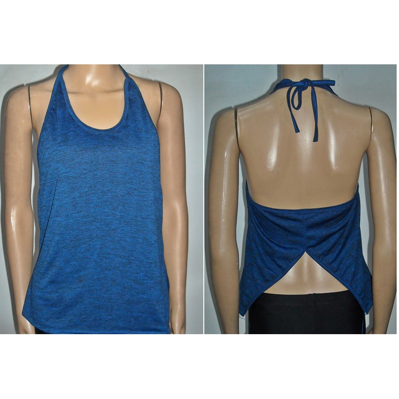 Baju senam Zumba Yoga Dance tanktop Backless