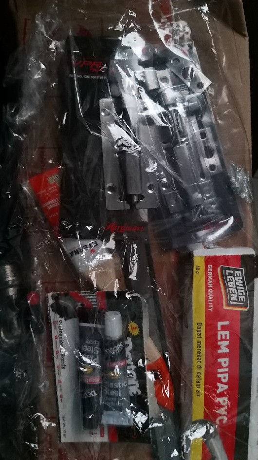 Grendel Slot Pengunci Pintu Jendela Stainless Stenlis 3 Inch