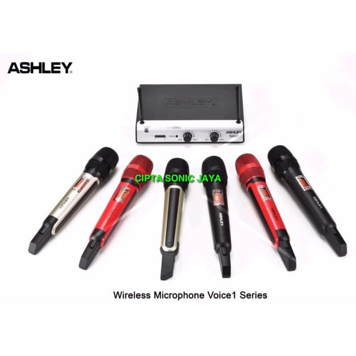 MIKROFON MIC WIRELESS ASHLEY VOICE 1 HANDHELD VOICE1 ORIGINAL