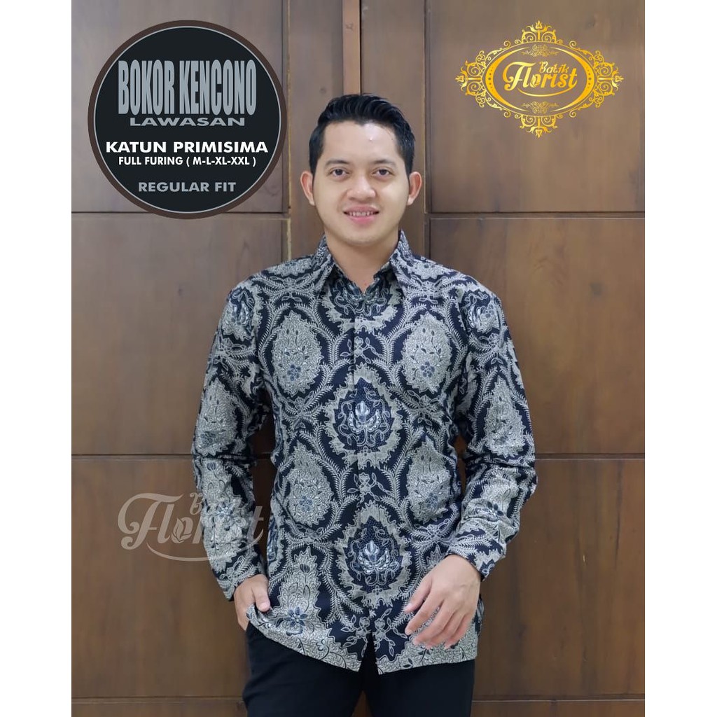 PRODUSEN Batik Pria Bokor Kencono Lawasan Katun Sragenan Full Furing