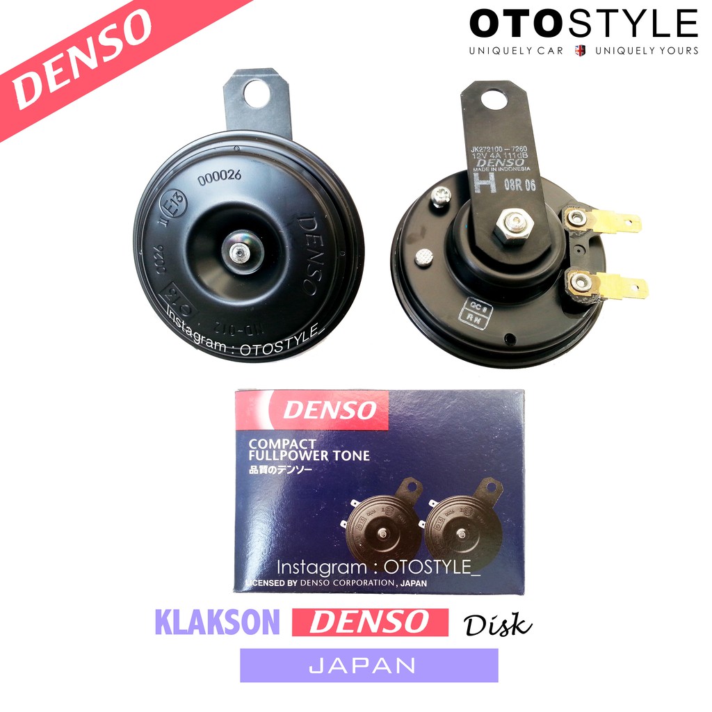 Klakson Denso DISK / Denso Disc untuk klakson mobil / motor