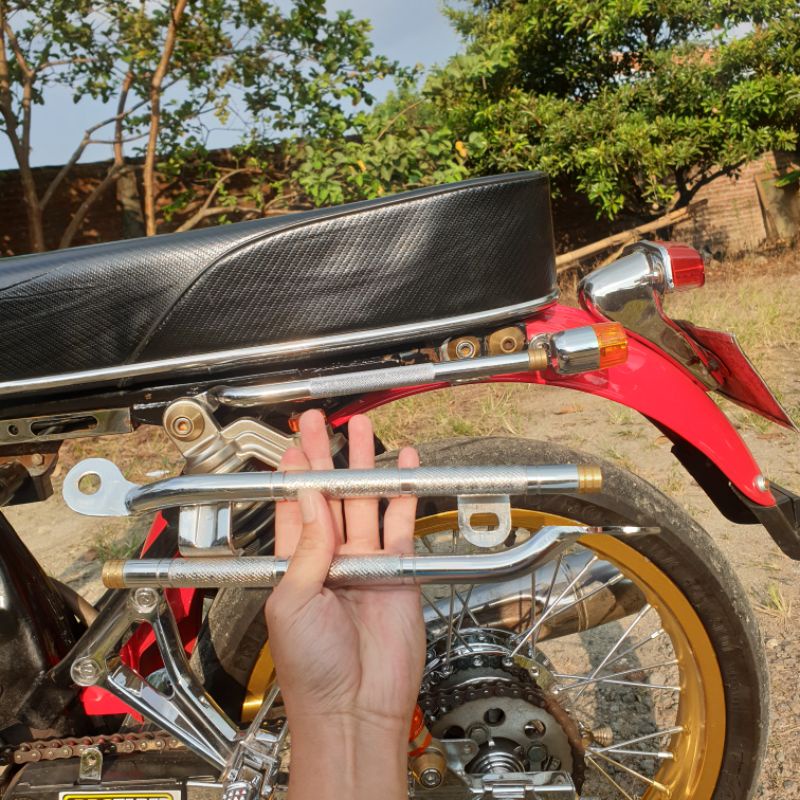 Begel CB Kartel Crome Begel Belakang CB Panjang Kartel Crome Set Kuningan