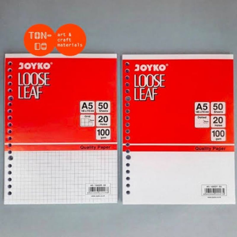 

Loose Leaf Garis 100 lembar