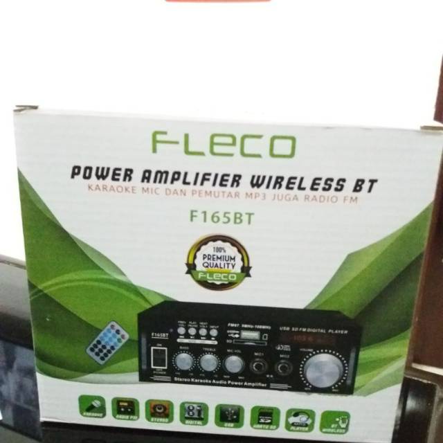 AMPLIFIER FLECO F-165 / 858A BT ( AC/DC )