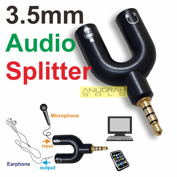 AUDIO SPLITER UNIVERSAL 3.5MM