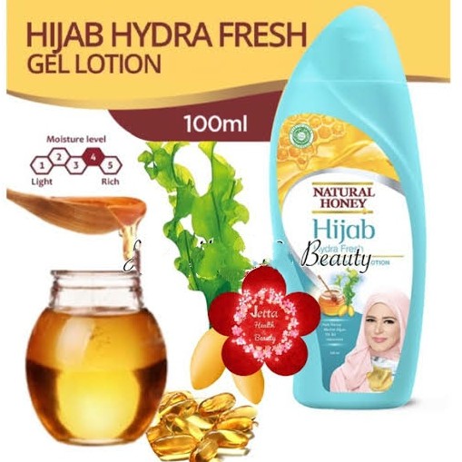 ❤ORIGINAL❤ NATURAL HONEY HAND BODY HIJAB HYDRA FRESH 180ml / Body Lotion