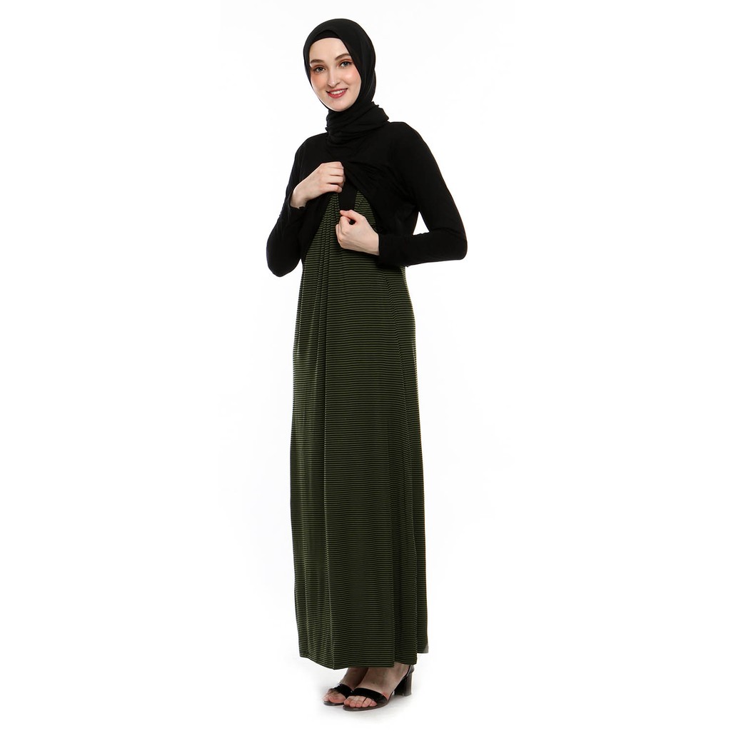 Justmom Nursingwear Baju Gamis menyusui TAZKIA dress bolero