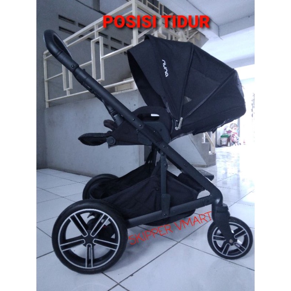 Stroller Stroler NUNA MIXX 2 CAVIAR BLACK Preloved