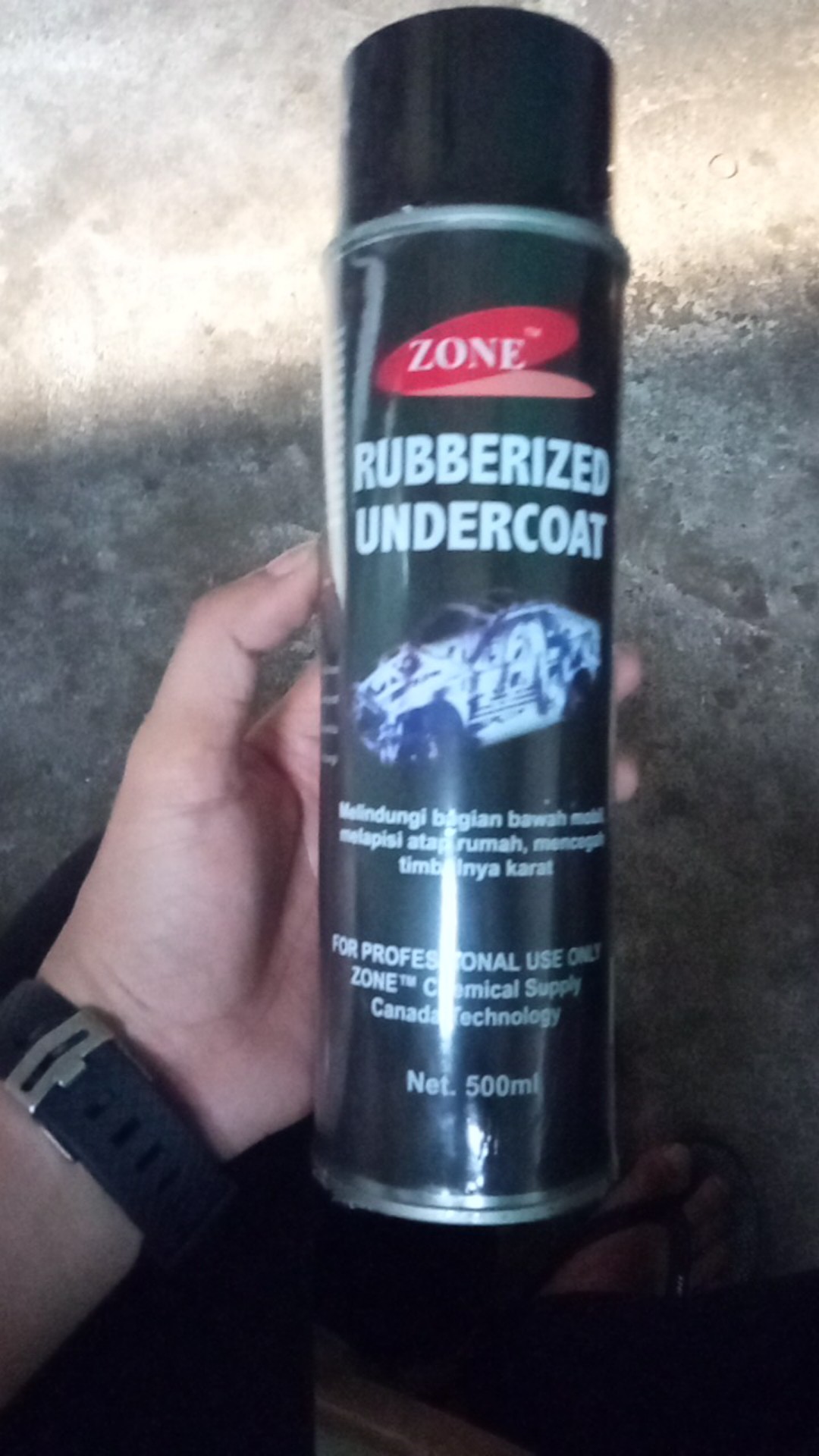 Rubberized Undercoat 500gram - Flintkote Spray Anti Karat