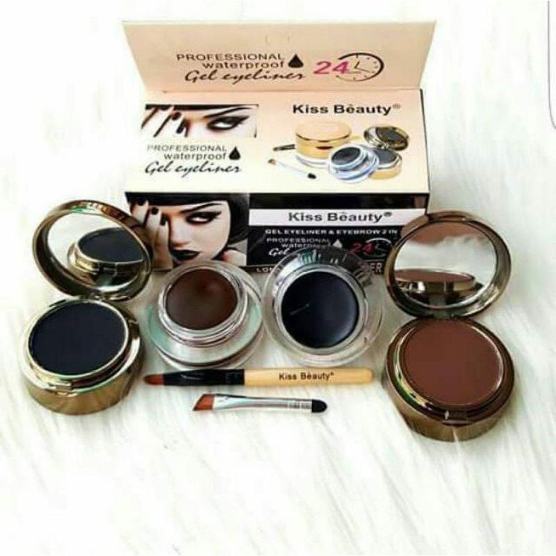 EYELINER GELL KISS BEAUTY 4IN1