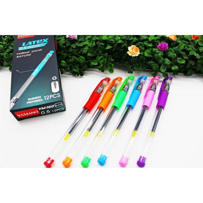 

Jual YAMANO GP YM160 / PULPEN GEL PEN YAMANO YM-160 / LATEX 0.5 MM YM 160 Berkualitas
