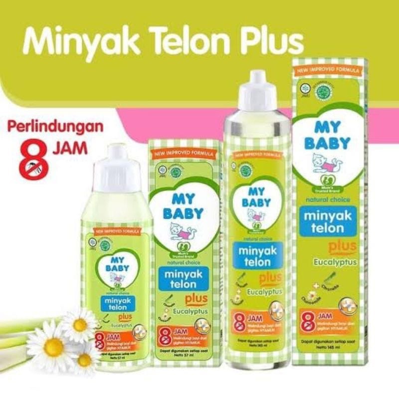 My Baby Minyak Telon Plus Eucalyptus 60 ml/90 ml/150 ml