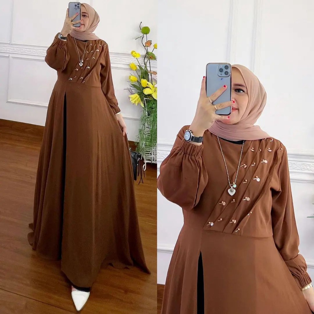 QAYLA MAXI/DRESS MAXI TERBARU/MAXI DRESS KEKINIAN/MAXI DRESS MURAH SURABAYA