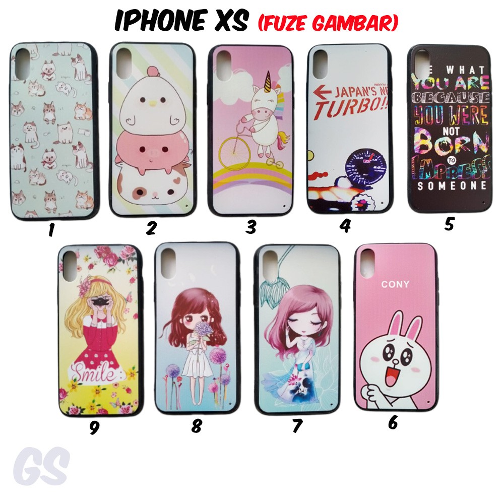 Paket murah Casing hp REDMI XS 3D GAMBAR Hardcase Softcase autofokus standing case hp model Kartun