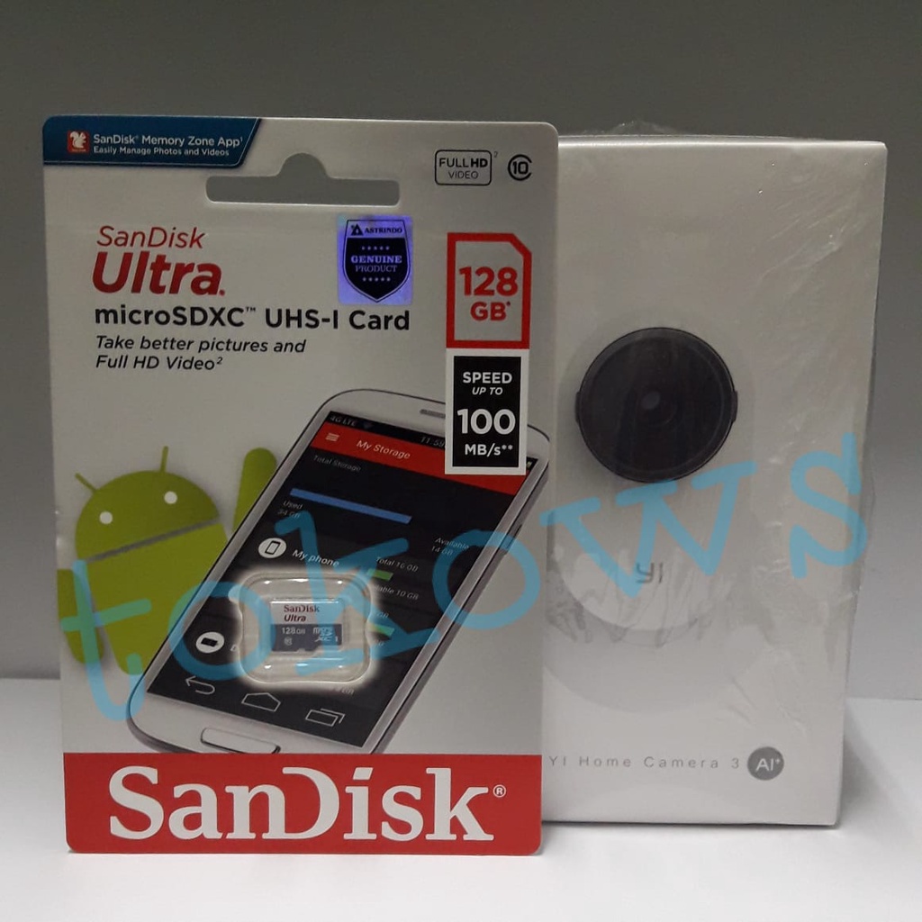 Yi home 3 CCTV Wifi IP Camera Spy 1080p FREE 128GB